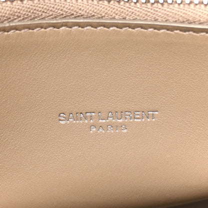 Saint Laurent Grained Calfskin Topstitch Small Classic Sac De Jour Taupe 7 of 16