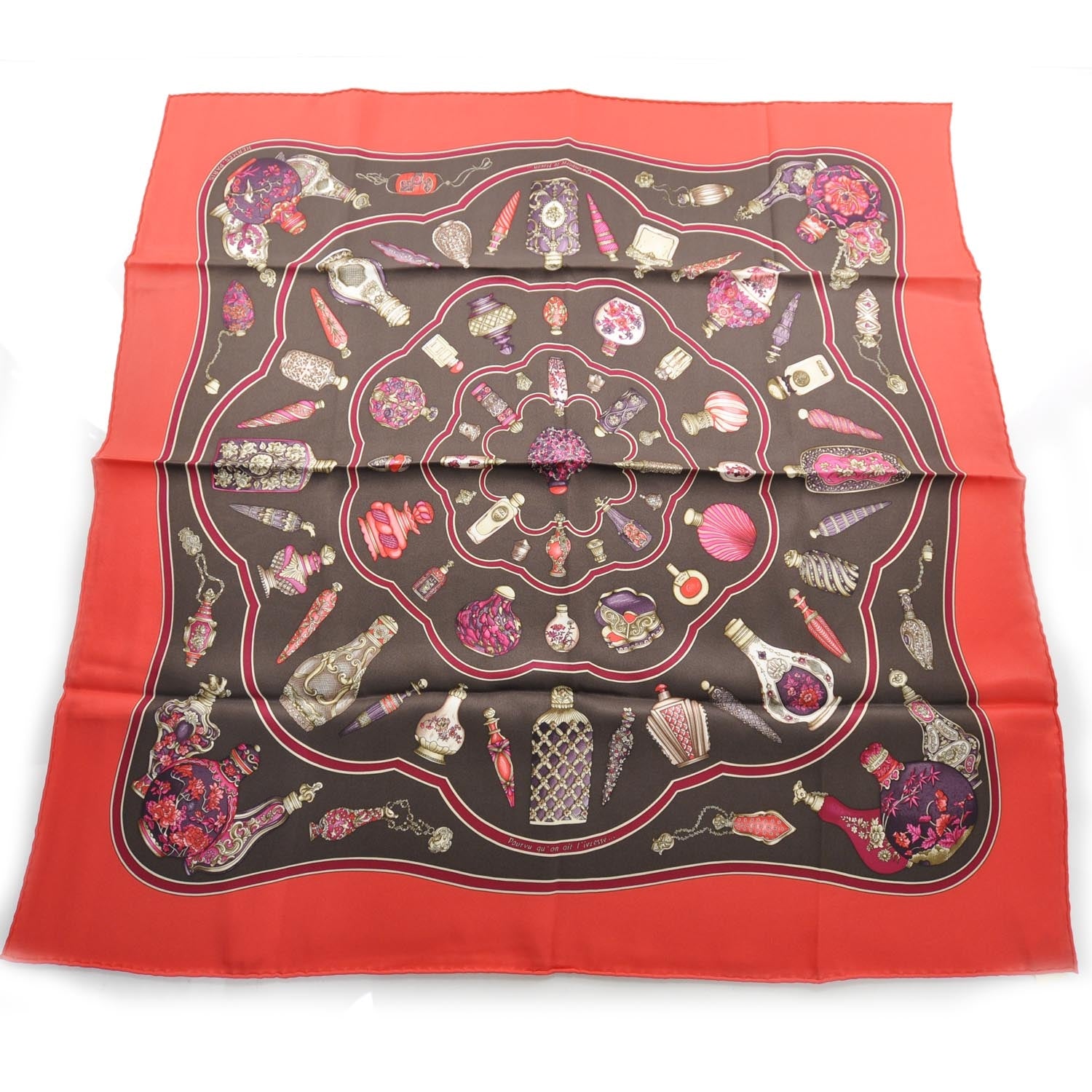Hermes Silk Flacons Scarf 70 1 of 6