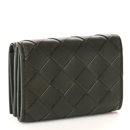 Bottega Veneta Nappa Maxi Intrecciato Tri-Fold Wallet Inkwell 3 of 9