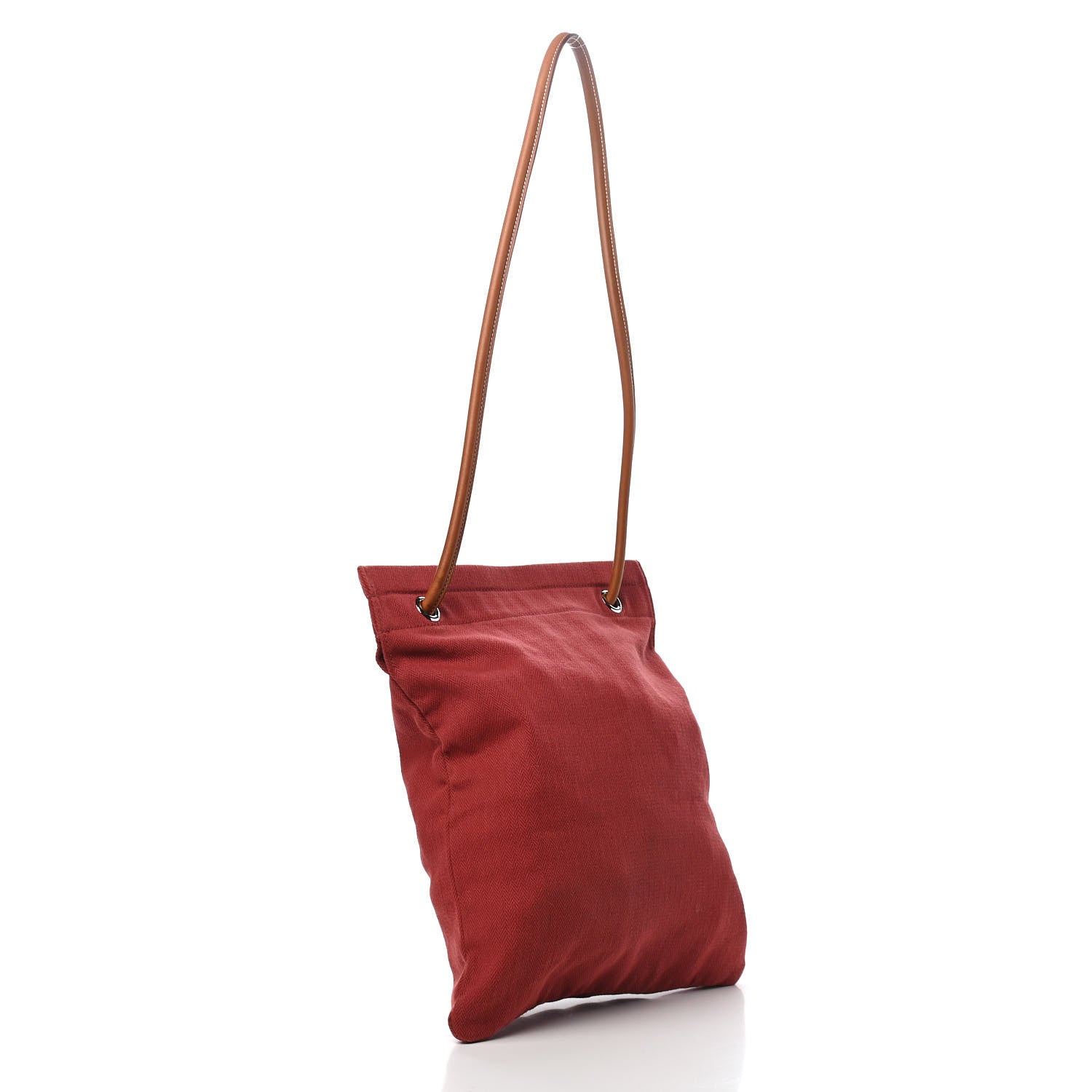Hermes Canvas Swift Aline Grooming Bag Rouge H Gold 2 of 8