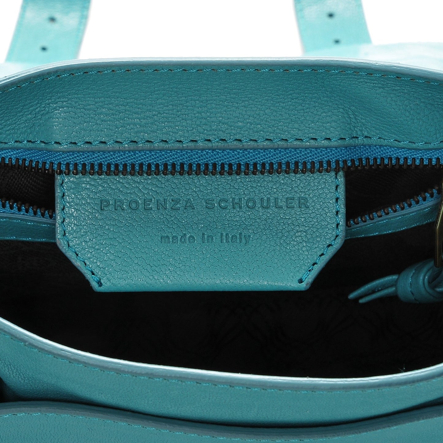 Lambskin PS1 Mini Pouch Messenger Bag Lagoon