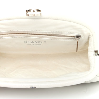 Chanel Caviar Quilted Timeless Clutch White 4 of 7
