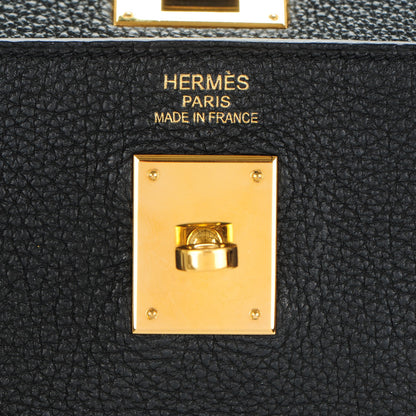 Hermes Togo Kelly Retourne 35 Black 17 of 23