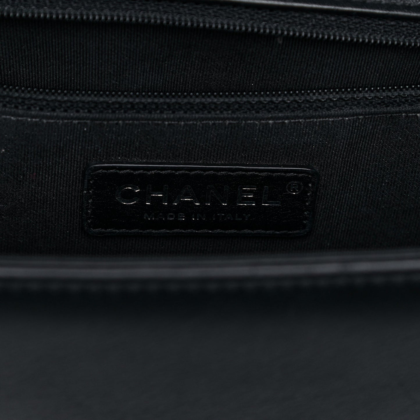 Calfskin Quilted New Medium Boy Flap Black