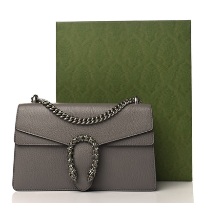 Gucci Pebbled Calfskin Small Dionysus Shoulder Bag Dusty Grey 10 of 10