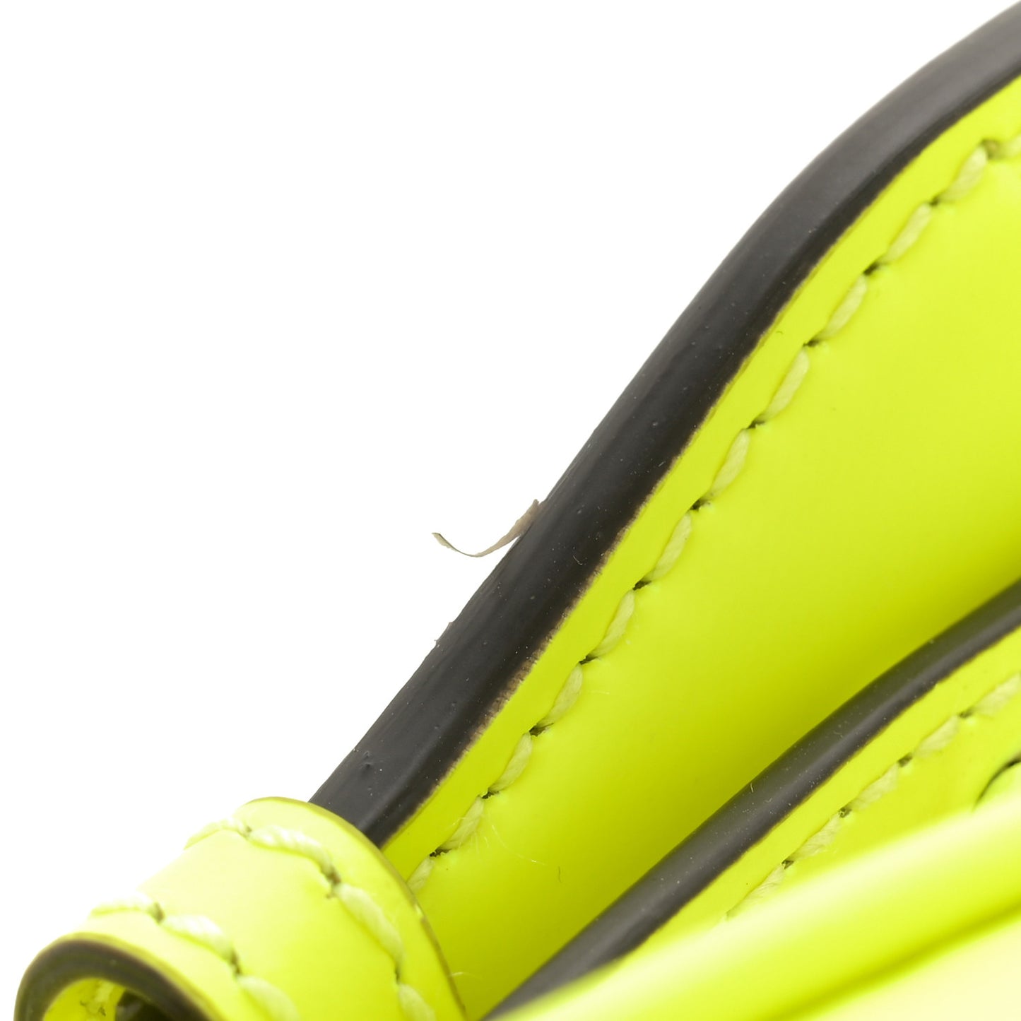 Rubber Effect Monogram GG Crossbody Bag Fluorescent Yellow