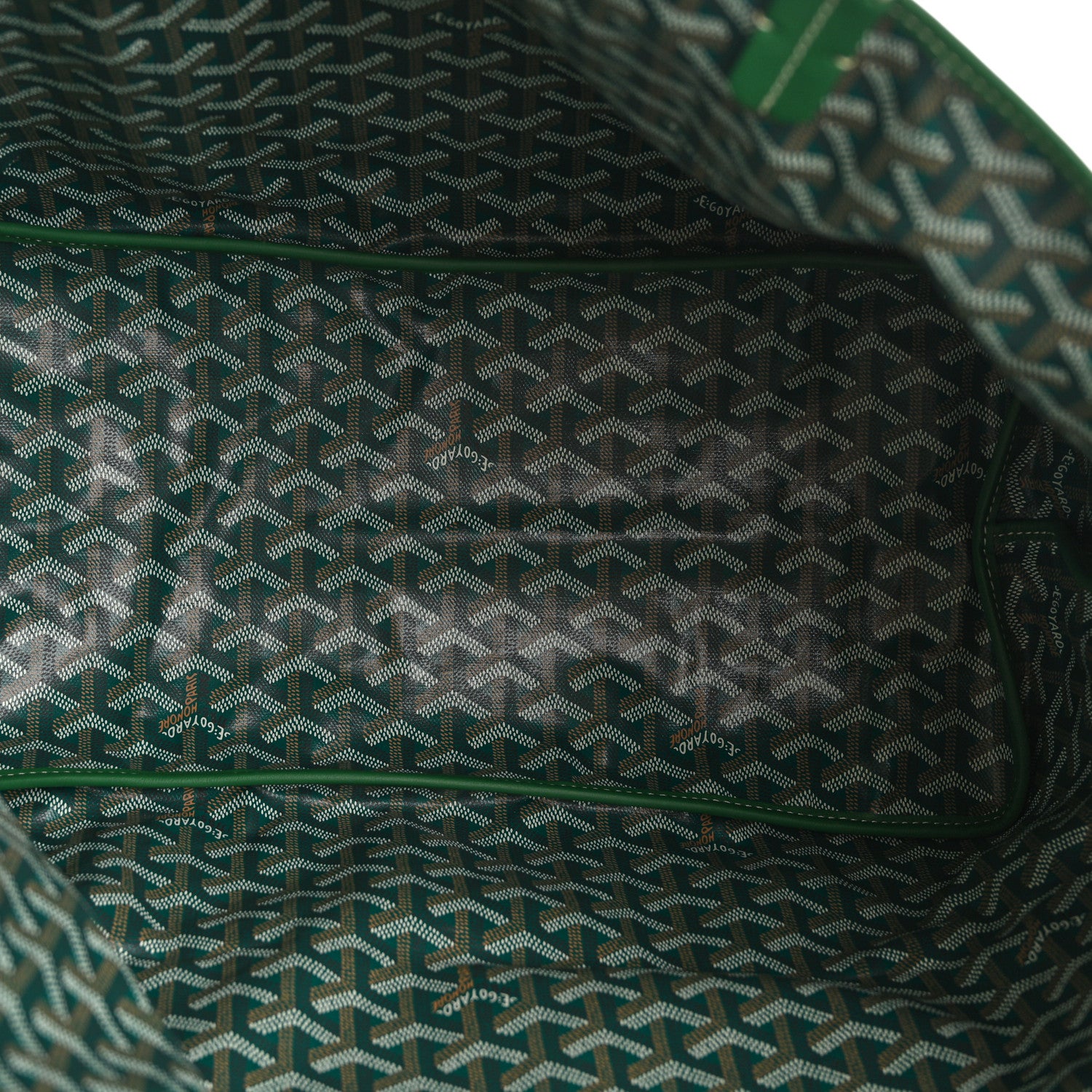 Goyard Goyardine Reversible Anjou GM Green 10 of 19