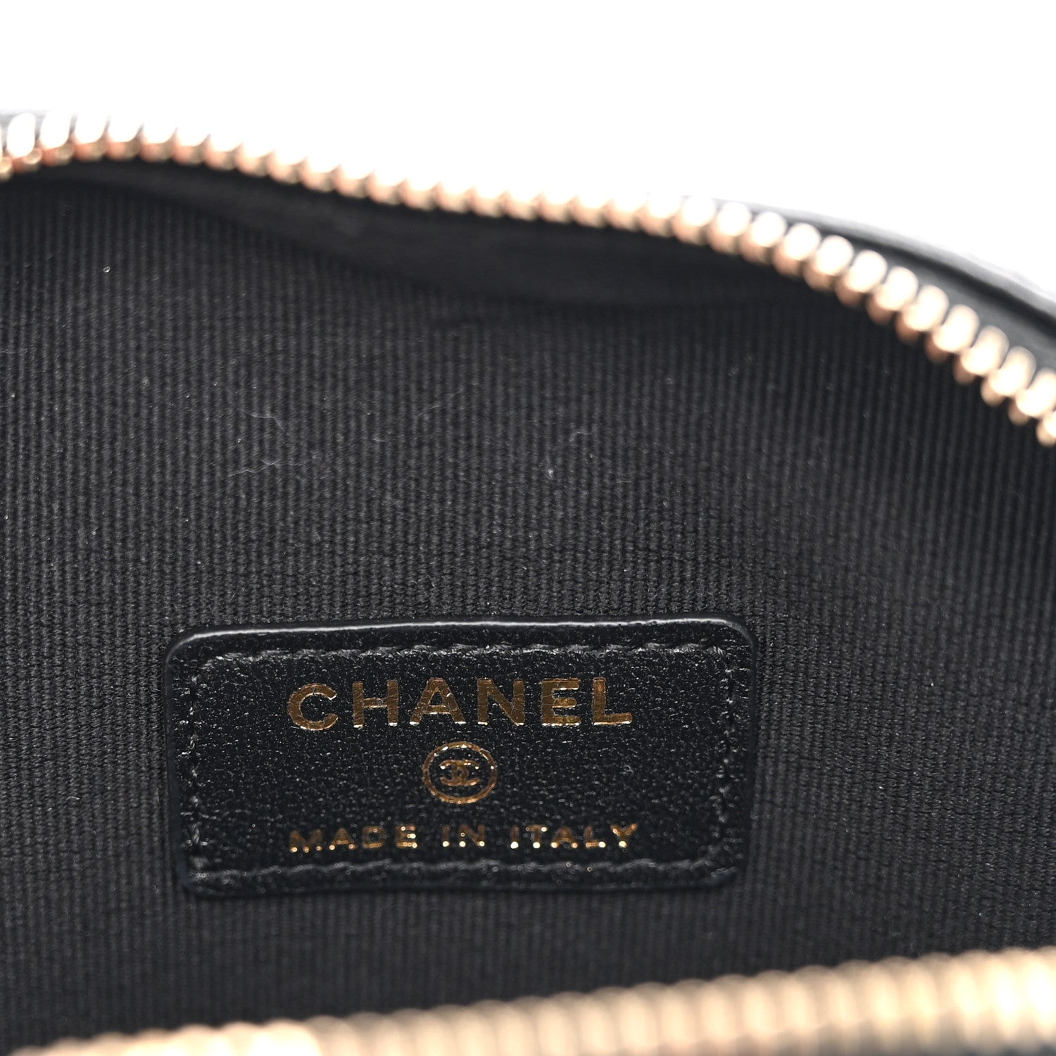 Chanel Lambskin Quilted CC In Love Heart Clutch With Chain Black 6 of 11