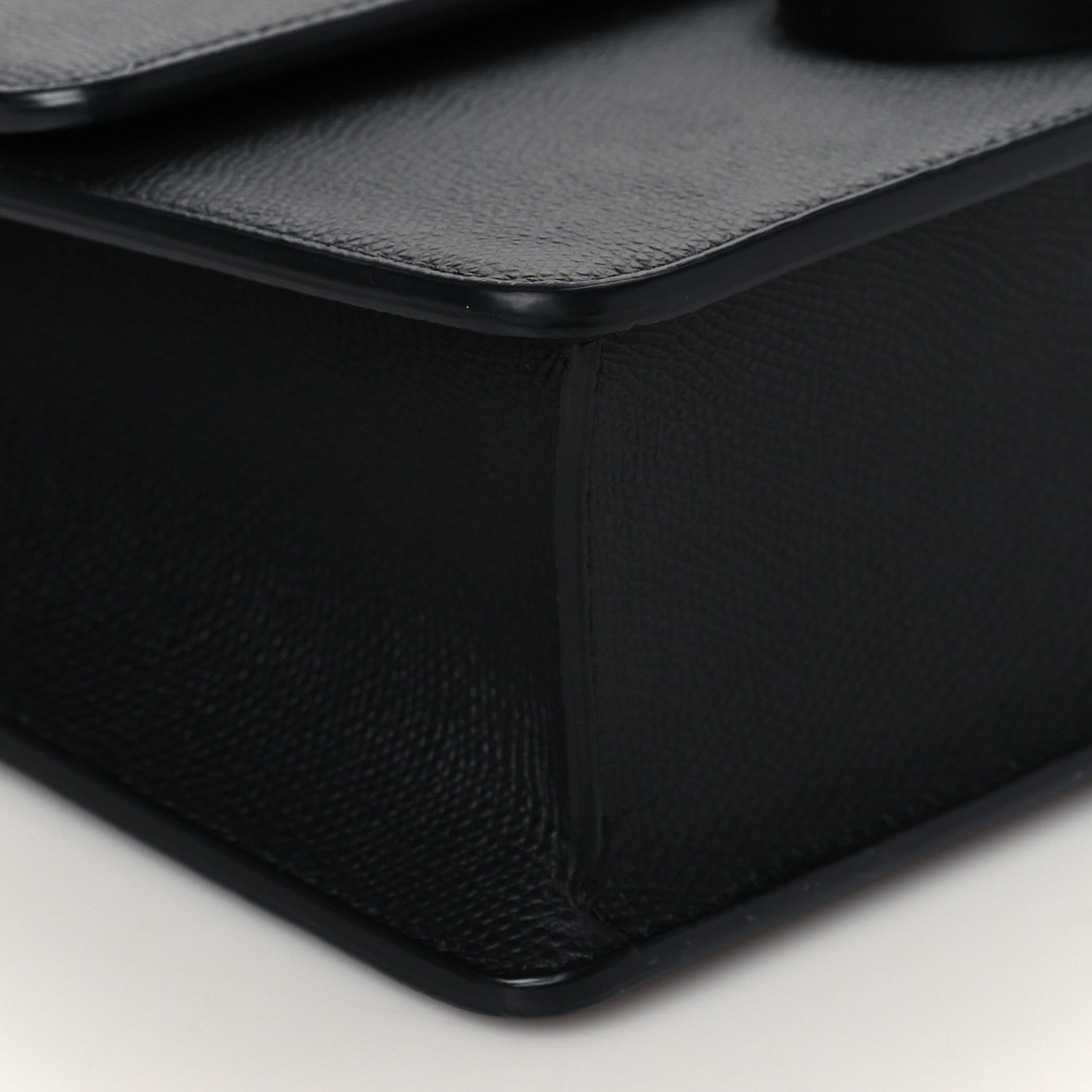 Christian Dior Ultra Matte Grained Calfskin 30 Montaigne Flap Bag Black 8 of 9