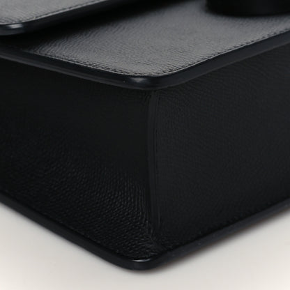 Christian Dior Ultra Matte Grained Calfskin 30 Montaigne Flap Bag Black 8 of 9