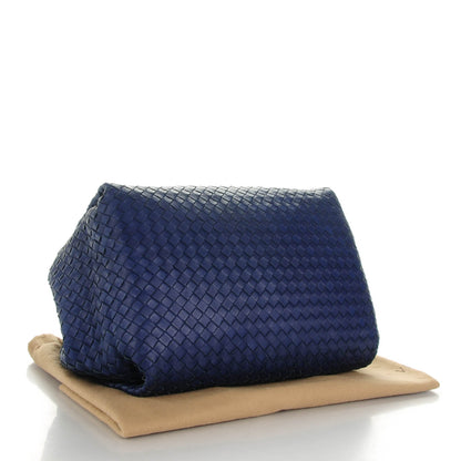 Bottega Veneta Nappa Intrecciato Parachute Bag Sapphire 4 of 7
