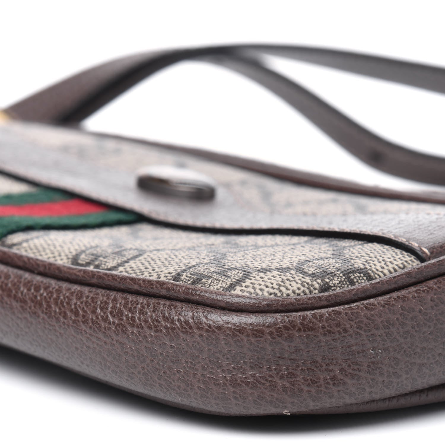 Gucci GG Supreme Monogram Web Mini Ophidia GG Bag Brown 8 of 11