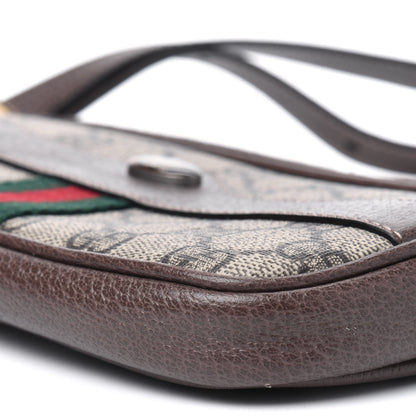 Gucci GG Supreme Monogram Web Mini Ophidia GG Bag Brown 8 of 11