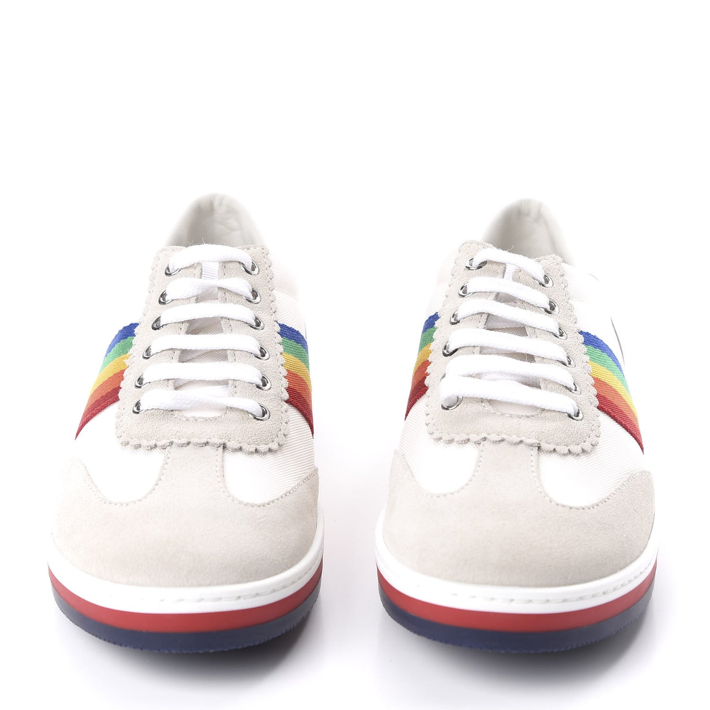Suede Rainbow Womens G74 Sneakers 35 White