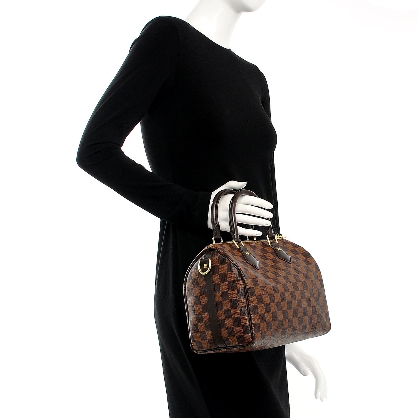 Damier Ebene Speedy Bandouliere 25