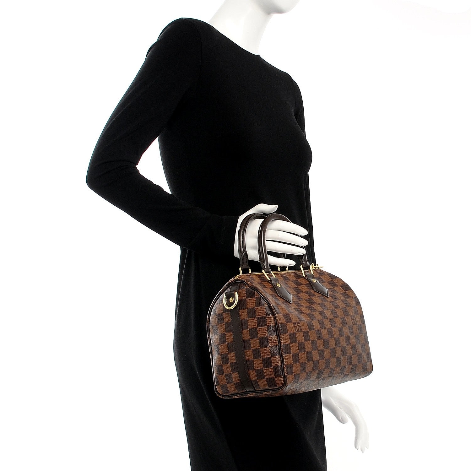 Louis Vuitton Damier Ebene Speedy Bandouliere 25 3 of 8