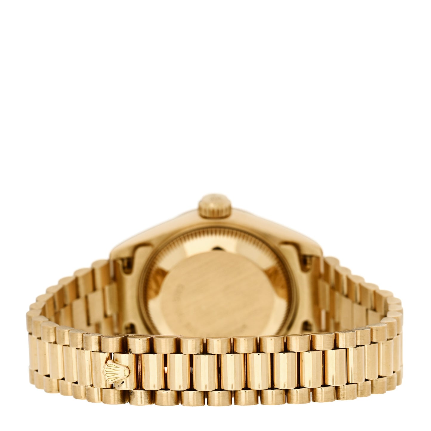 18K Yellow Gold 26mm Oyster Perpetual Datejust President Watch Champagne 69178