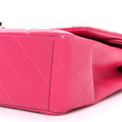 Chanel Lambskin Quilted Maxi Double Flap Fuchsia 10 of 10