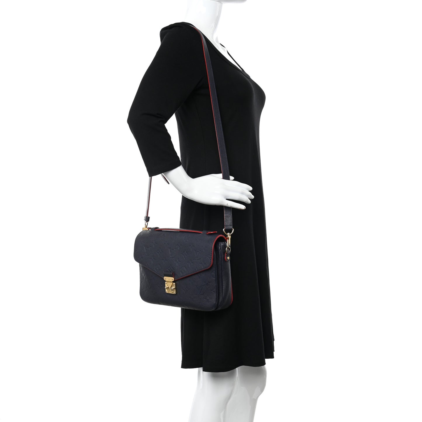 Empreinte Pochette Metis Marine Rouge