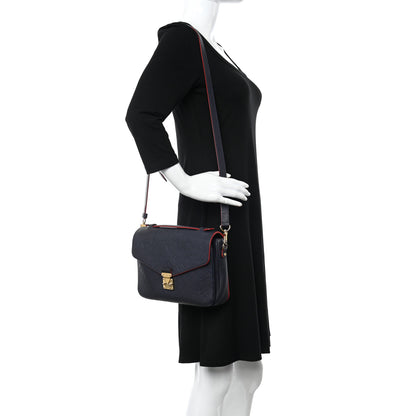 Louis Vuitton Empreinte Pochette Metis Marine Rouge 2 of 19