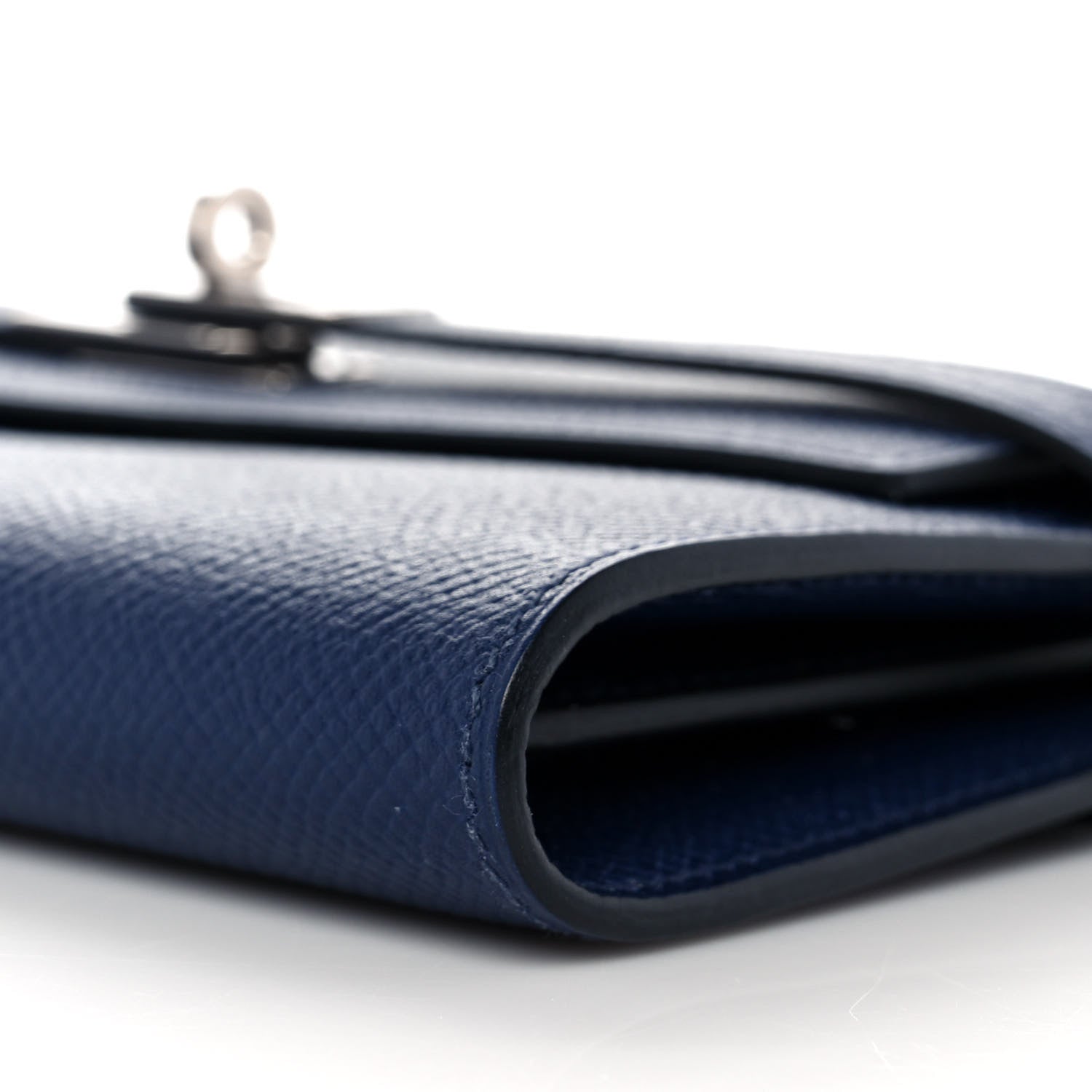 Hermes Epsom Kelly Longue Wallet Bleu Saphir 8 of 10