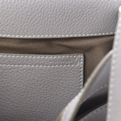 Chloe Calfskin Medium Marcie Round Crossbody Bag Cashmere Grey 7 of 18