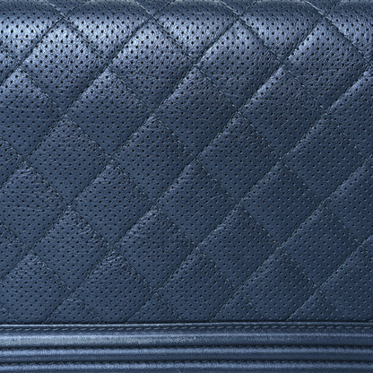 Chanel Perforated Lambskin Quilted New Medium Boy Flap Blue 12 of 18