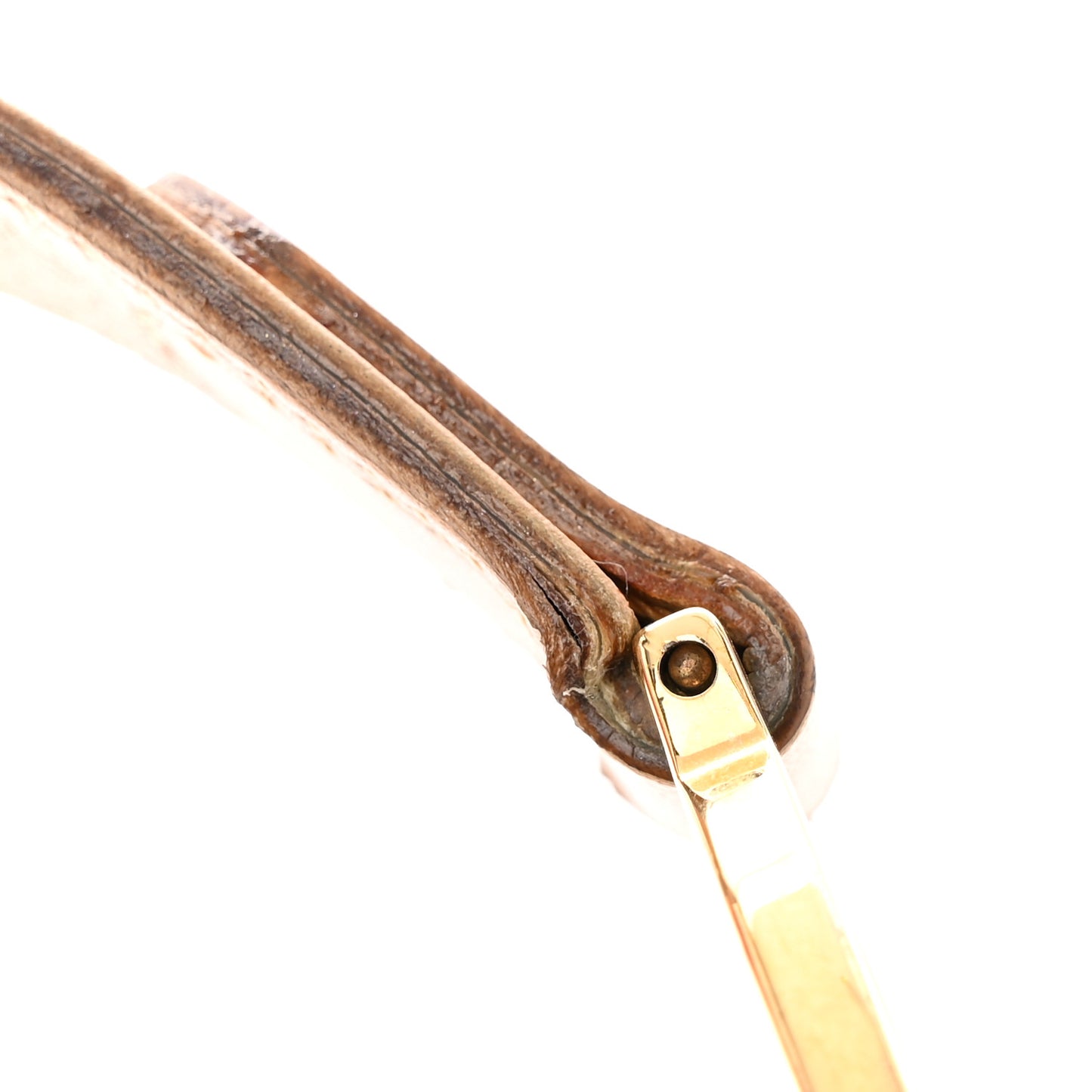 Monogram Saddle Bag Brown