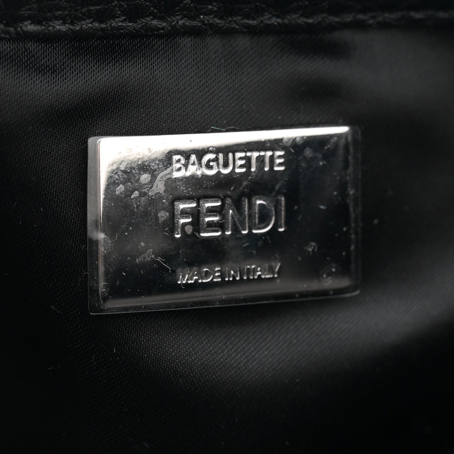 Fendi Econyl Cuoio Romano Multipocket Baguette Black 6 of 10