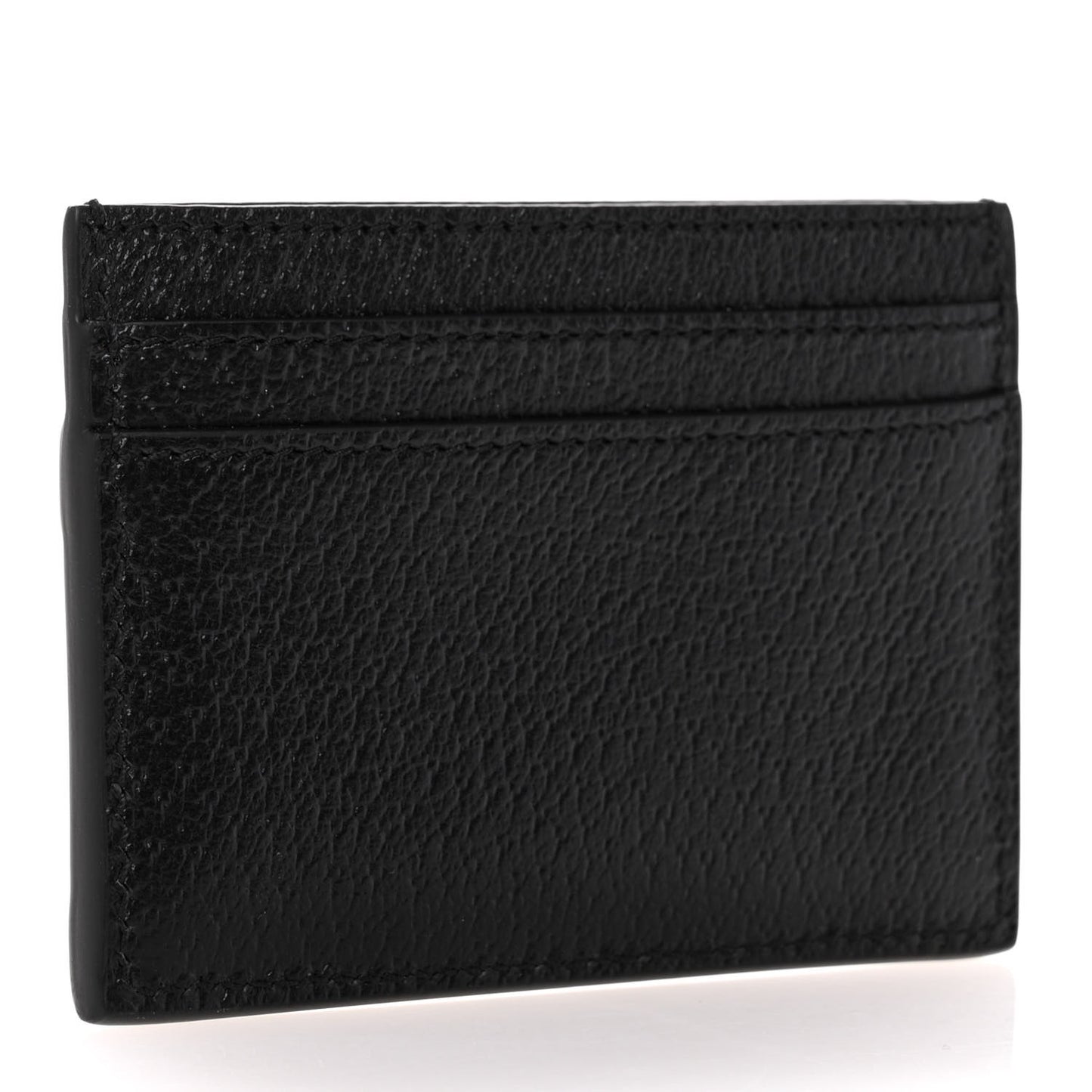 X BALENCIAGA BB Monogram Web Ophidia Card Holder Black