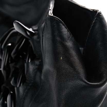 Chanel Calfskin Modern Chain Rhodoid East West Tote Black 9 of 13