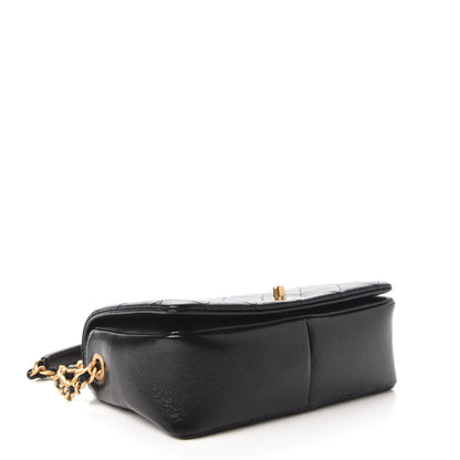 Chanel Shiny Lambskin Quilted Small Fashion Therapy Flap Black 4 of 11