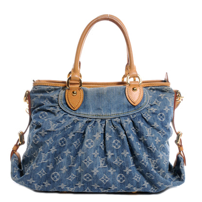 Louis Vuitton Denim Neo Cabby MM Blue 1 of 11
