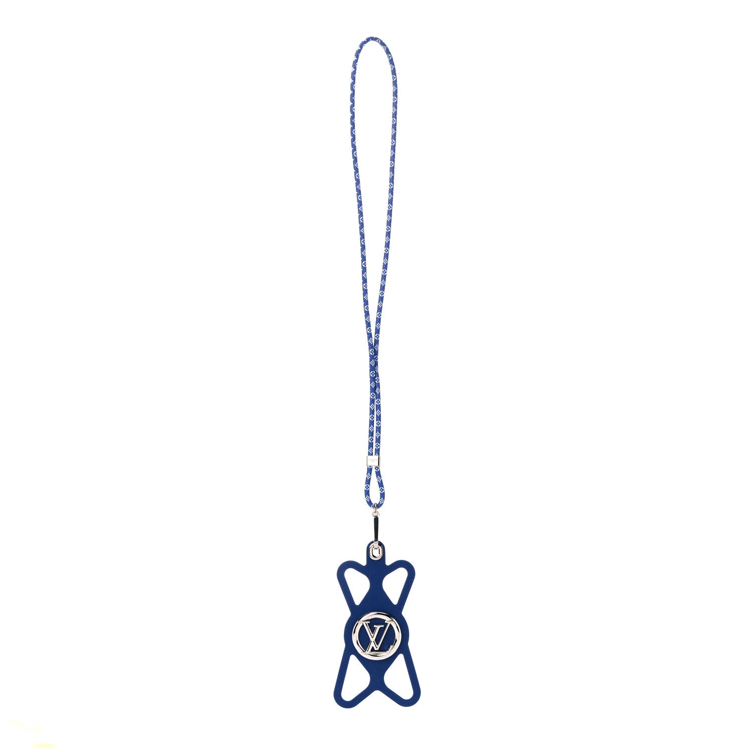 Louis Vuitton Monogram Silicone Louise Phone Holder Blue 1 of 4