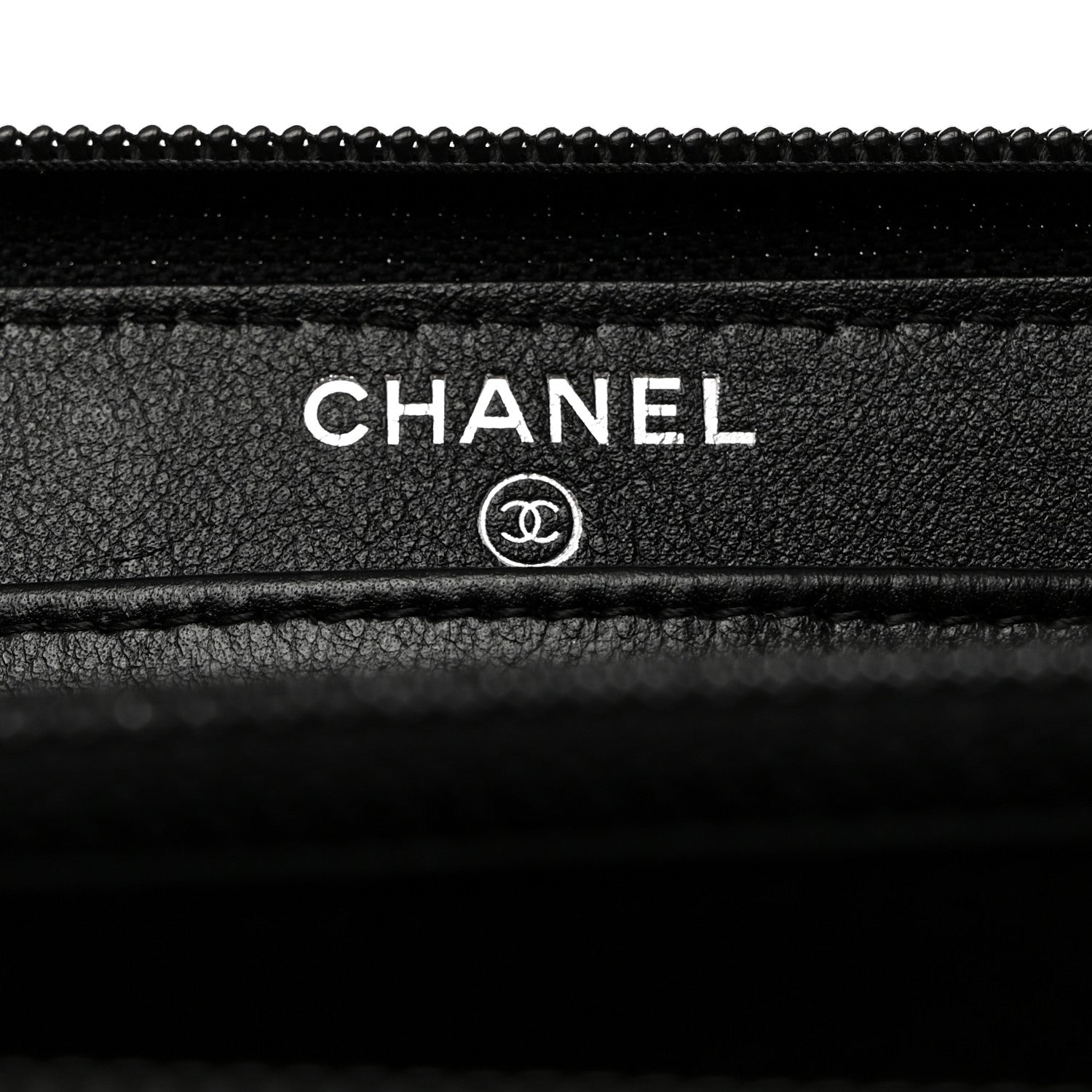 Chanel Caviar Large Timeless CC Zip Around Wallet Black 6 of 10