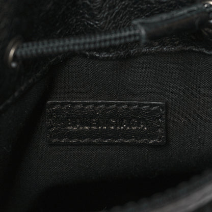 Balenciaga Agneau Arena Small Explorer Crossbody Pouch Black 6 of 6