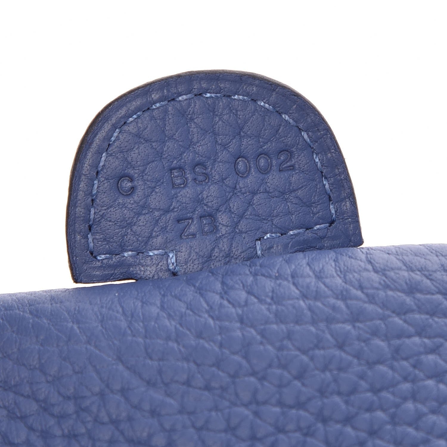 Hermes Taurillon Clemence Evelyne III PM Bleu Agate 7 of 8