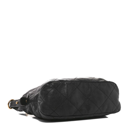 Chanel Calfskin Quilted Daily Hobo Black 4 of 10