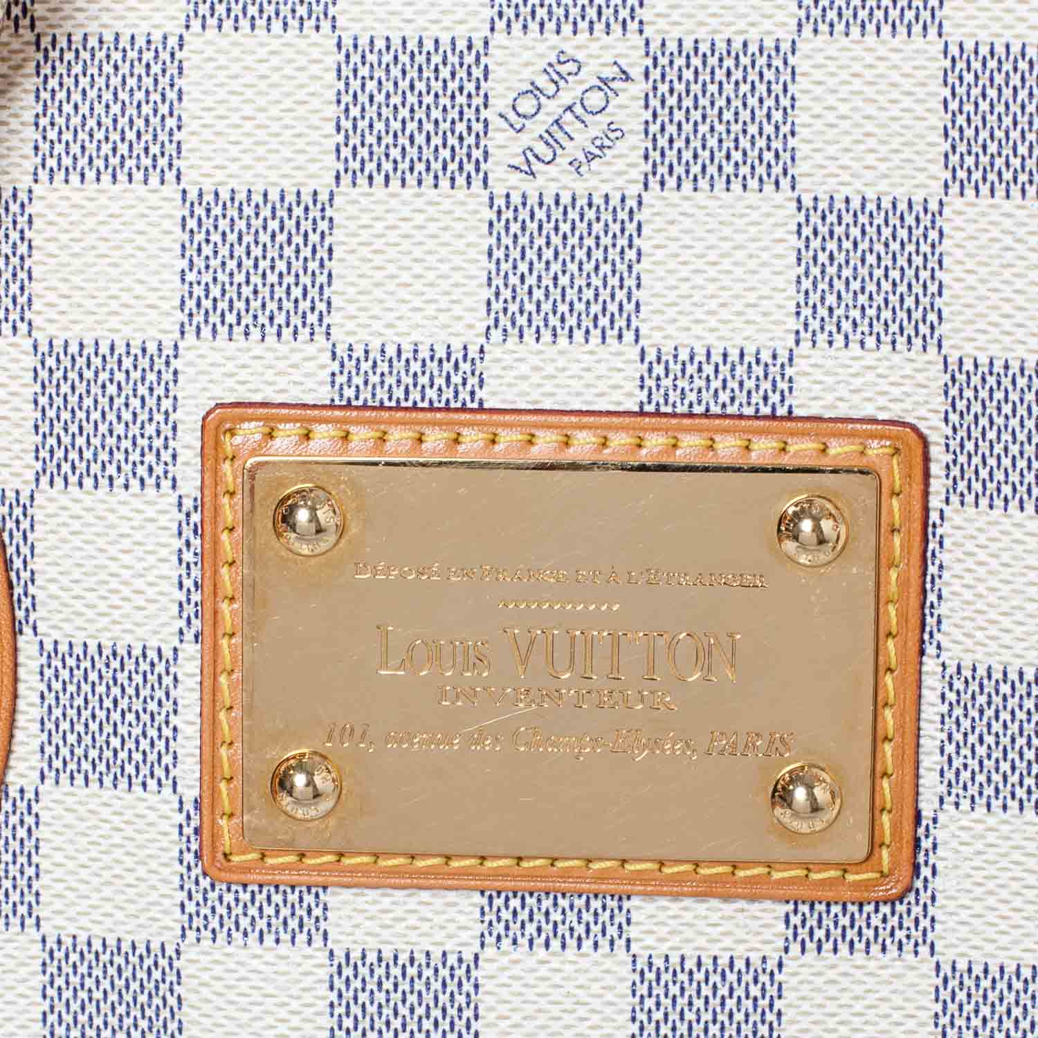 Louis Vuitton Damier Azur Hampstead MM 6 of 9