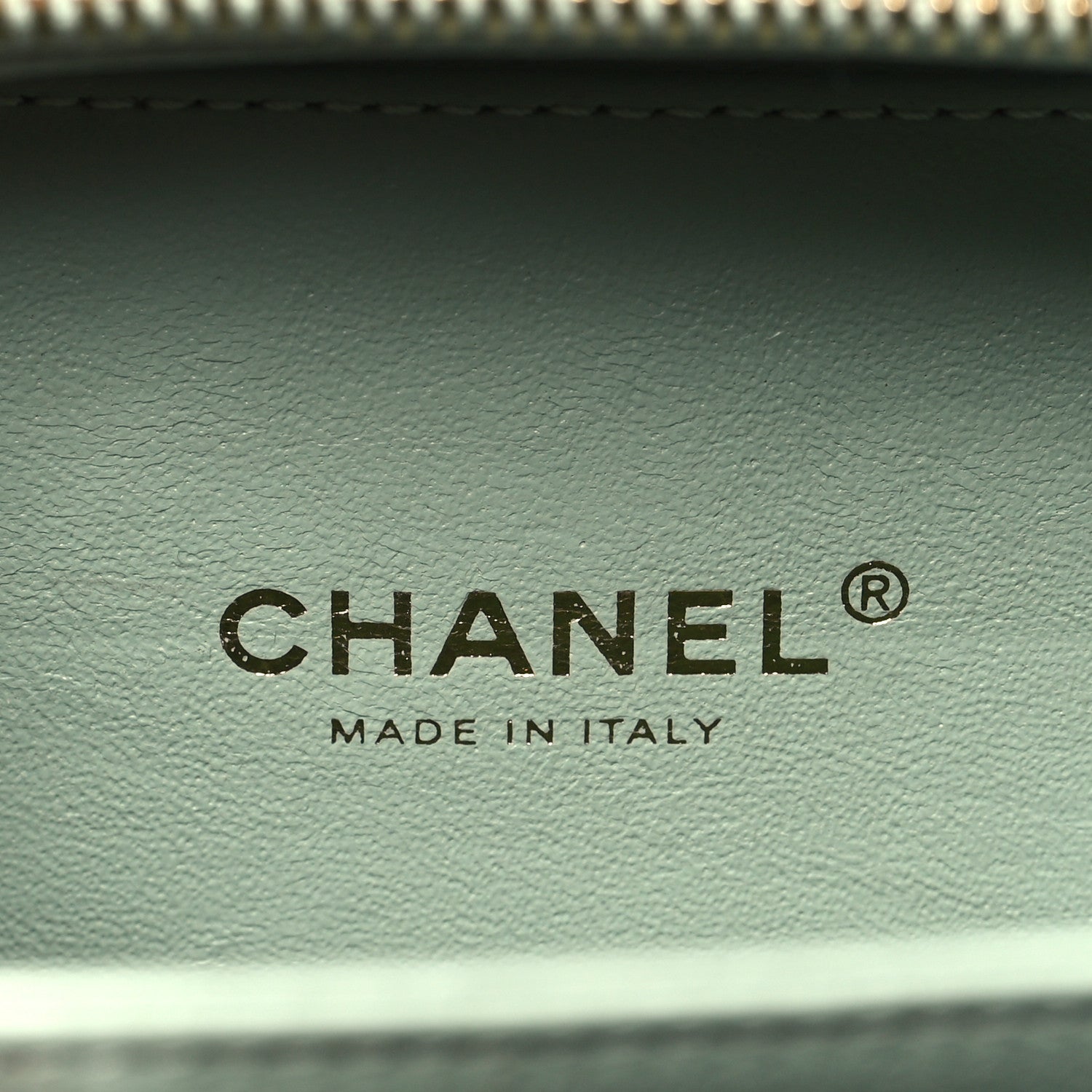 Chanel Caviar Quilted Small CC Filigree Vanity Case Mint 6 of 10