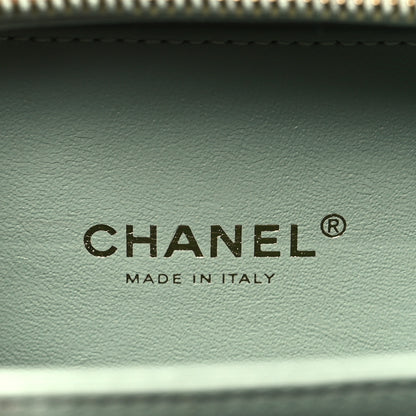 Chanel Caviar Quilted Small CC Filigree Vanity Case Mint 6 of 10