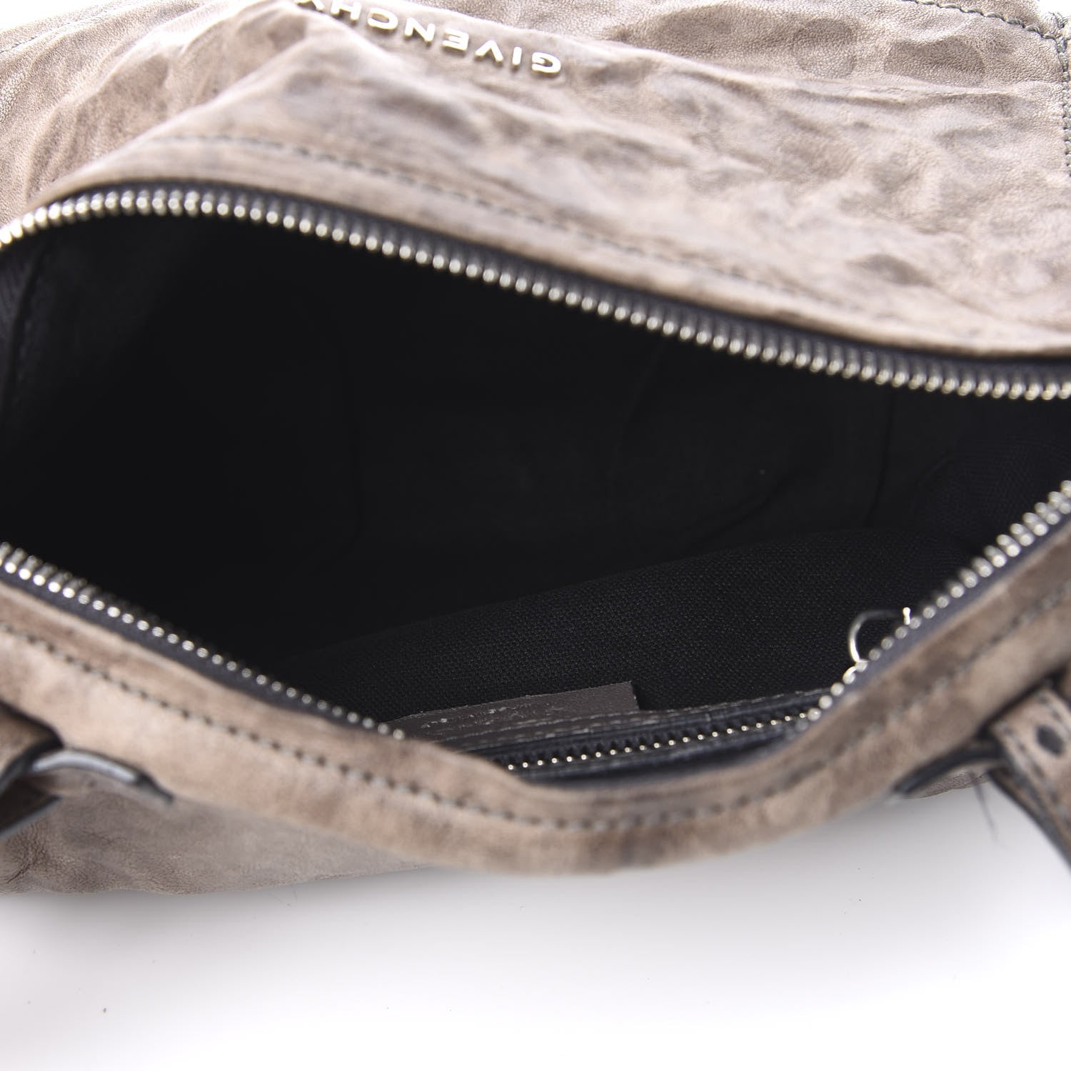 Givenchy Tumbled Sheepskin Mini Pandora Charcoal 5 of 13