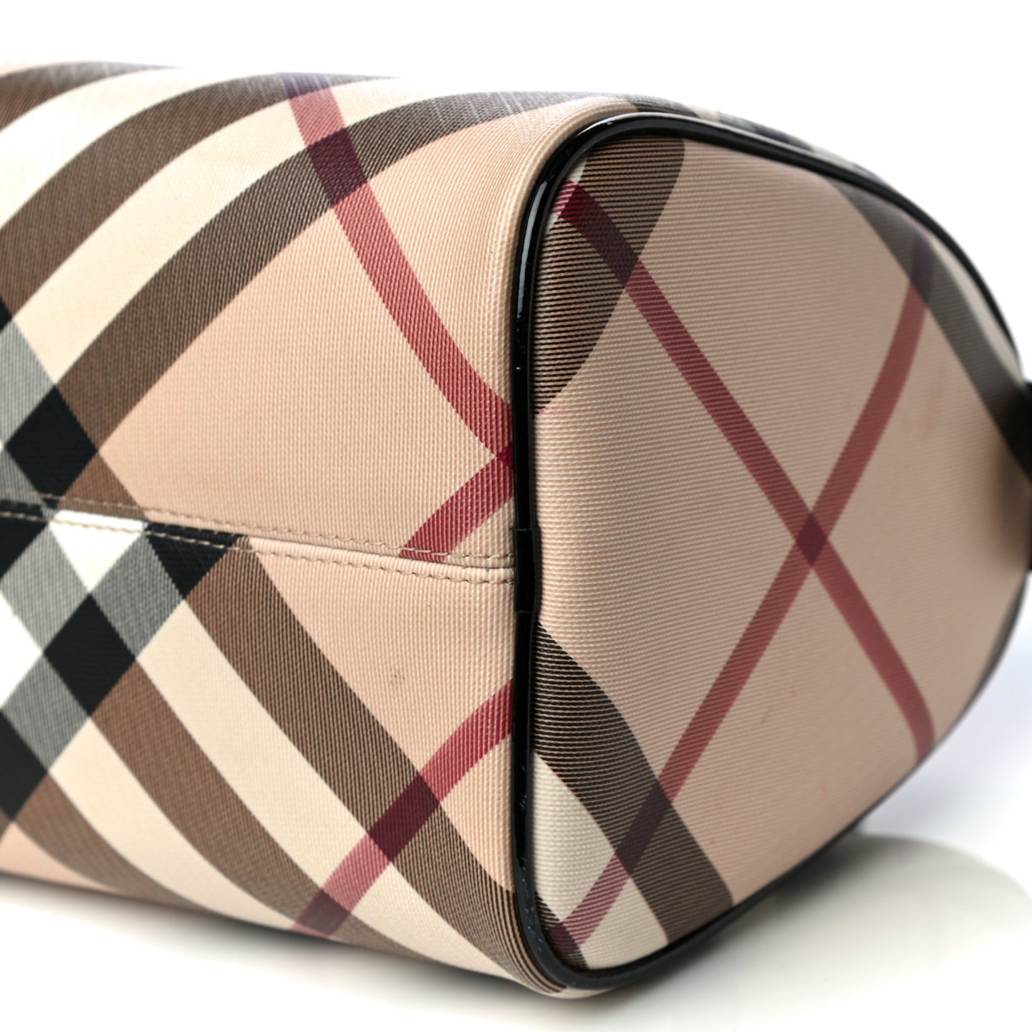 Nova Check Small Chester Bowling Bag Black