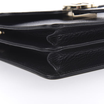 Gucci Dollar Calfskin Small Interlocking G Shoulder Bag Black 9 of 10