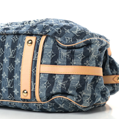 Louis Vuitton Denim Raye Cabas GM 9 of 10