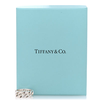 Tiffany Sterling Silver Curb Link Ring 49 5 5 of 5