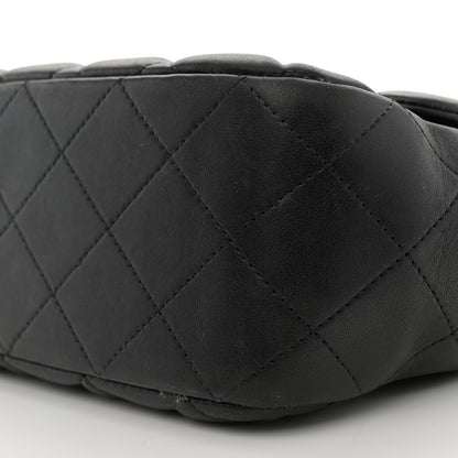 Chanel Lambskin Quilted Jumbo Single Flap Black 10 of 12