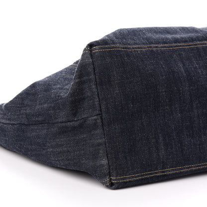Chanel Denim XL Coco Cabas Tote Blue 10 of 11