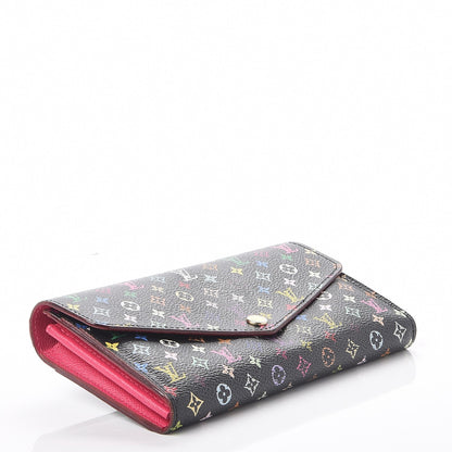 Louis Vuitton Monogram Multicolor Sarah Wallet NM Black Grenade 4 of 8