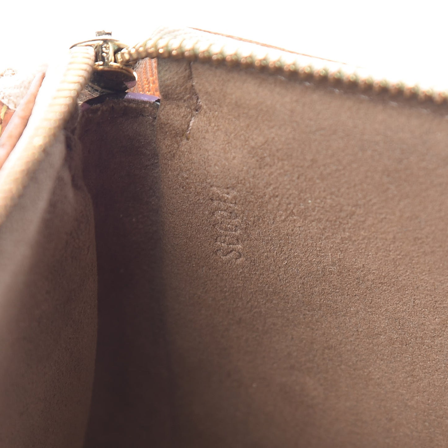 Monogram Multicolor Pochette Accessories Black